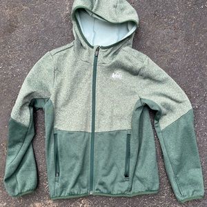 REI kids zip up hoodie